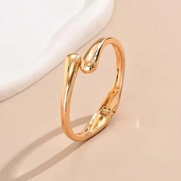 1pc Multicolor Symmetrical Double Droplet Shaped Fashion Bracelet, Sweet&Elegant - Picture 4 of 5